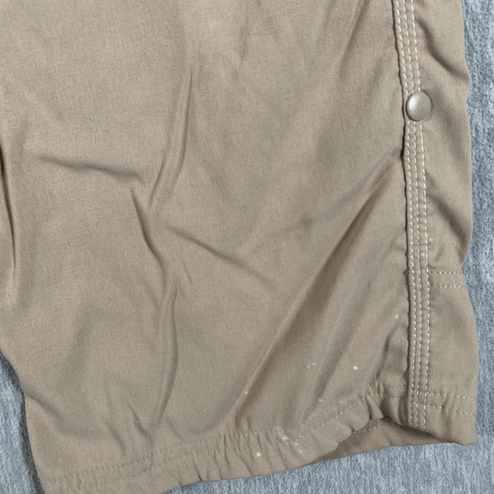 Prana Stretch Zion Pants Mens Medium 32L Khaki Hiking Cargo Outdoor Nylon - Picture 4 of 14